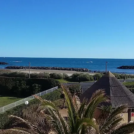 2 Pieces Vue Rochelongue Cap D'agde Apartament Agde